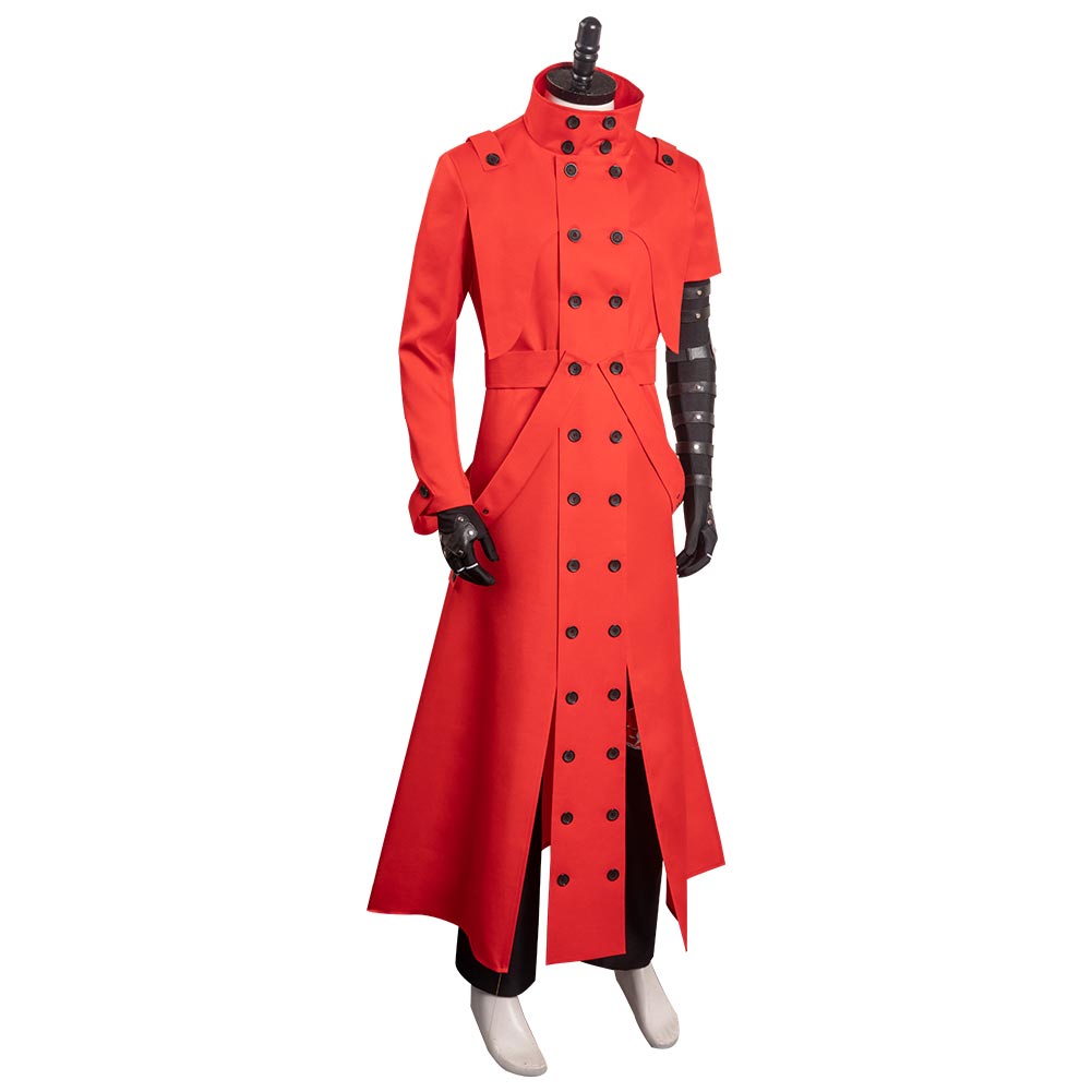 Anime Hellsing Alucard cosplay costume long cloak Jacket Suit for