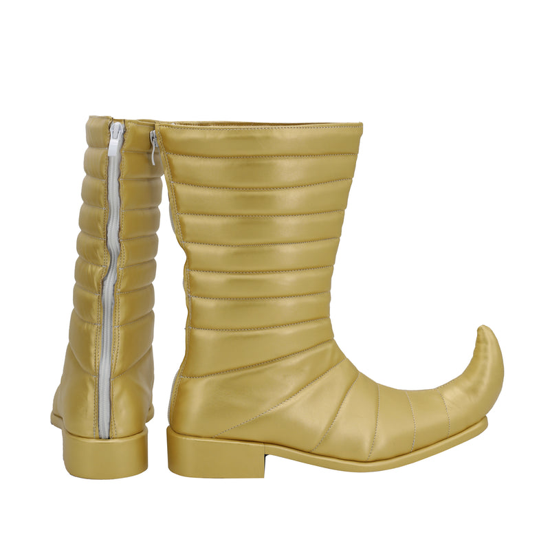 Anime Golden Men Boots Cosplay Shoes