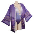 Genshin Impact Raiden Shogun Swimsuit Cosplay Costume Halloween Carnival Party Disguise Suit