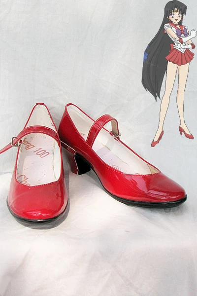 Sailor Moon Hino Rei Cosplay Shoes