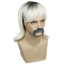 Tiger King Joe Exotic Earrings Beard Costume Accessories Dress Up Prop Kits Set Cosplay Wig