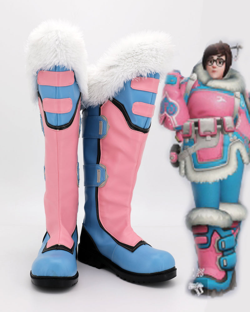 Overwatch Meiling Zhou Cosplay Shoes