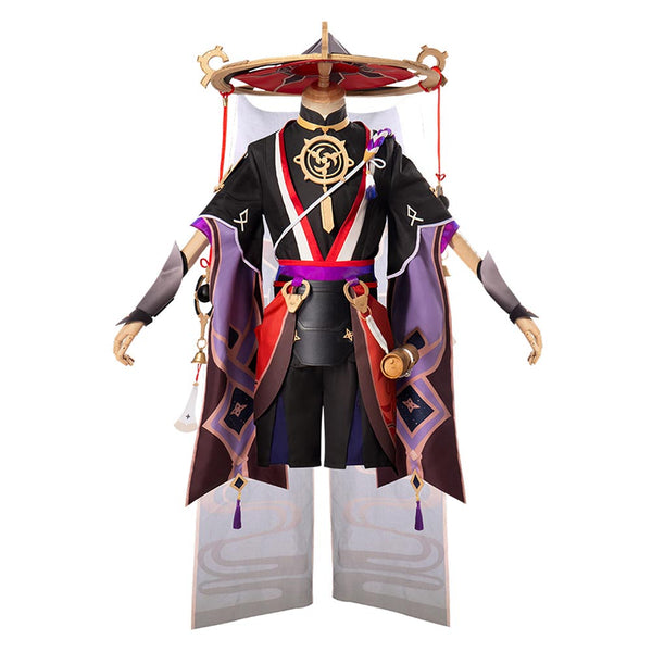 Genshin Impact Fatui Scaramouche/Wanderer Outfits Halloween Carnival Suit Cosplay Costume