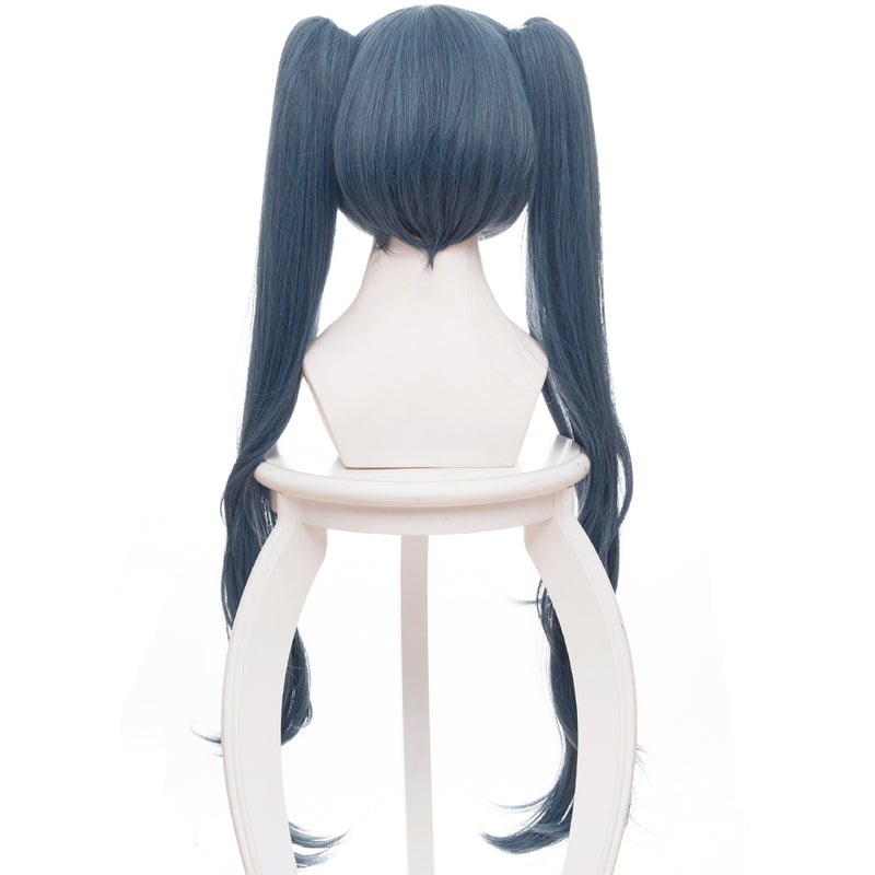 Re Yonebayashi Saiko Wig Cosplay Blue Long Wig