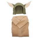 The Mando Season 2-Baby Yoda Grogu Coat Headgear Cosplay Costume For Kids