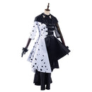 2021 Cruel Devil Black and White Dress Outfits Halloween Carnival Suit Cosplay Costume