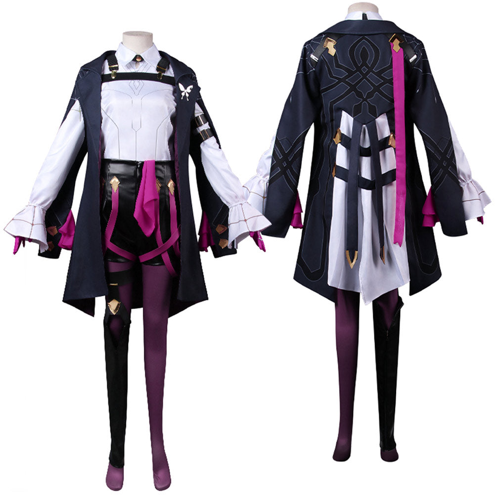 Honkai Star Rail Kafka Cosplay Costume Outfits Halloween Carnival Party Disguise Suit