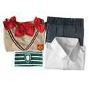 A Certain Scientific Railgun Misaka Mikoto/Shirai Kuroko School Uniform Top Skirt Outfit Halloween Carnival Costume Cosplay Costume