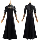 The Witcher Yennefer Party Black Long Dress Cosplay Costume