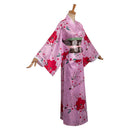 Kanroji Mitsuri Cosplay Costume Kimono Outfits Halloween Carnival Party Disguise Suit