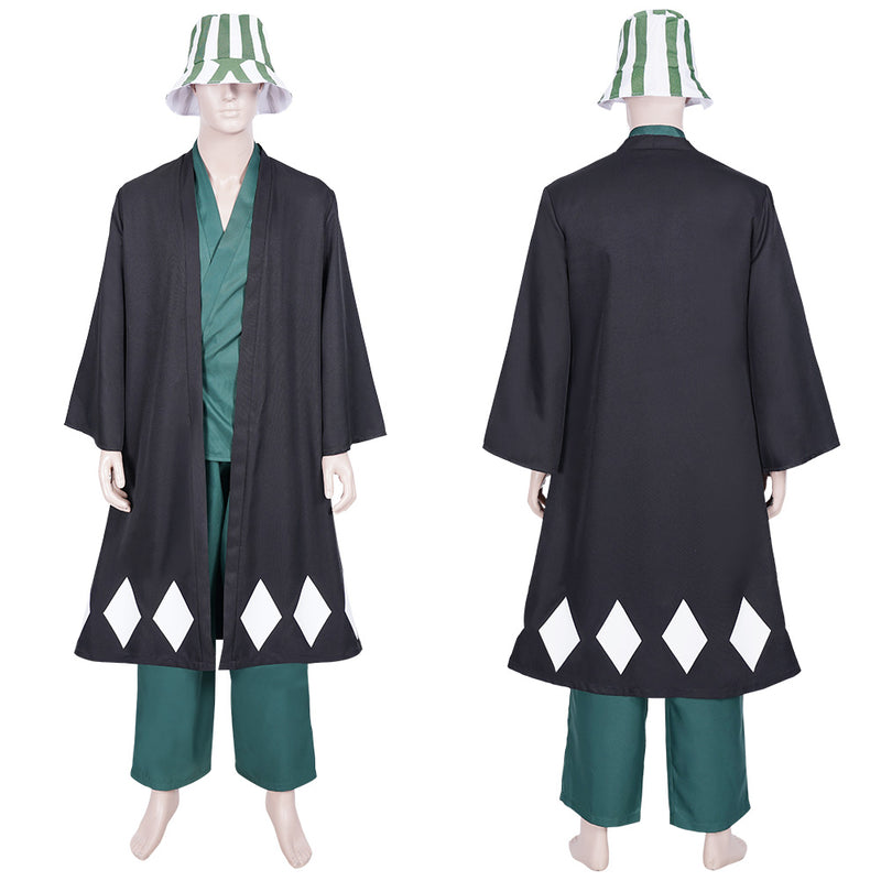 Anime Kisuke Coat Pants Hat Outfits Halloween Carnival Suit Cosplay Co