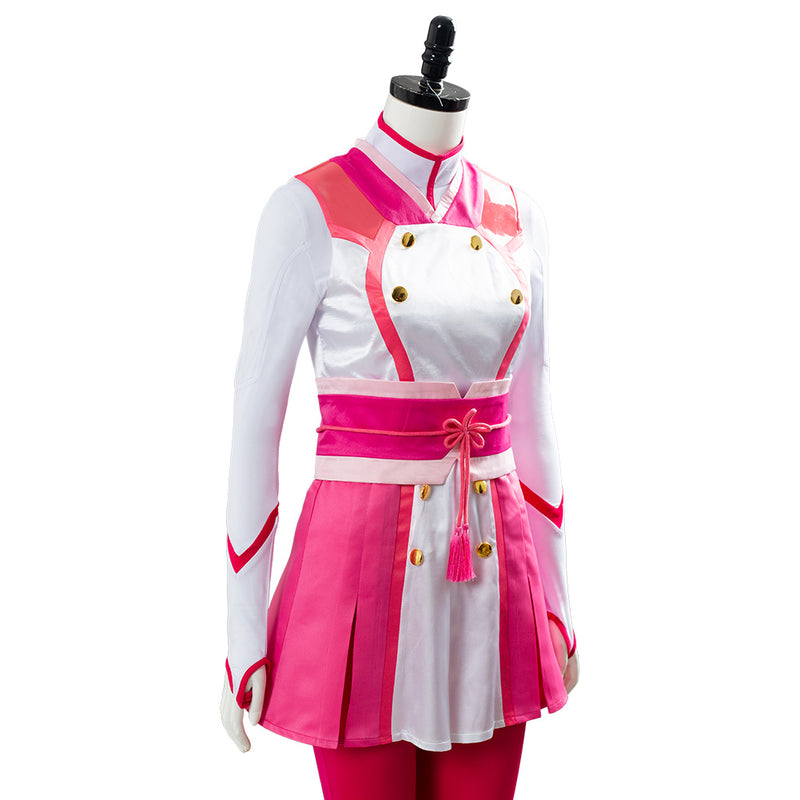 Sakura Wars Shin Sakura Taisen Sakura Amamiya Battle Uniform Set Cosplay Costume