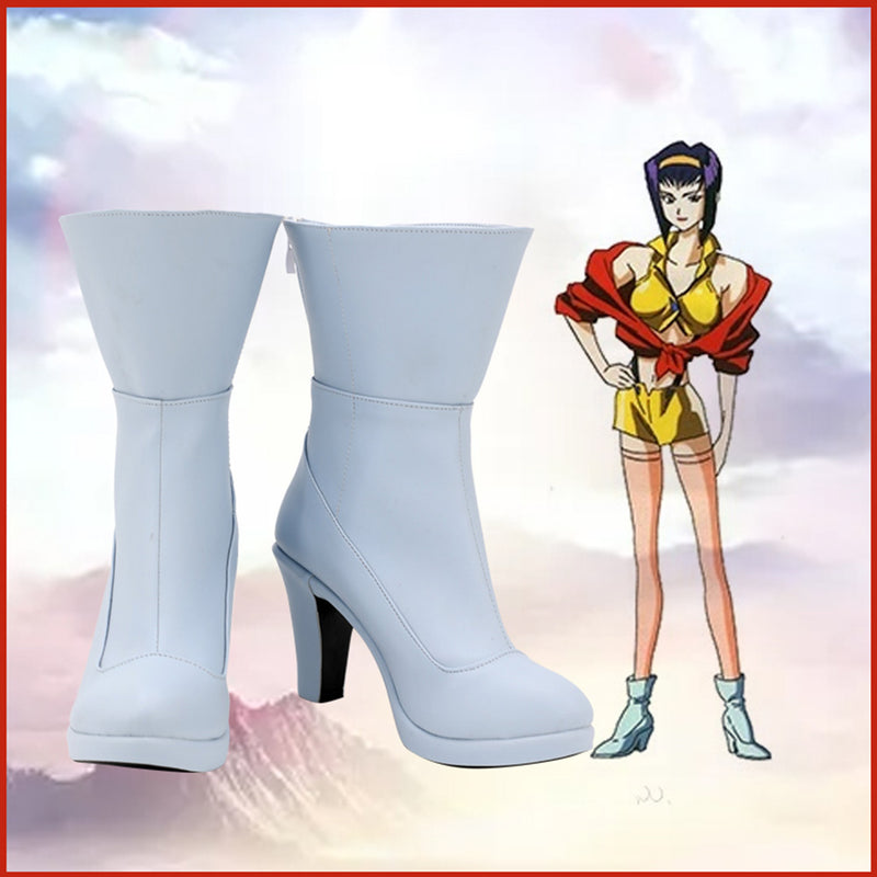 Faye Valentine Cosplay Shoes Boots Halloween Costumes Accessory