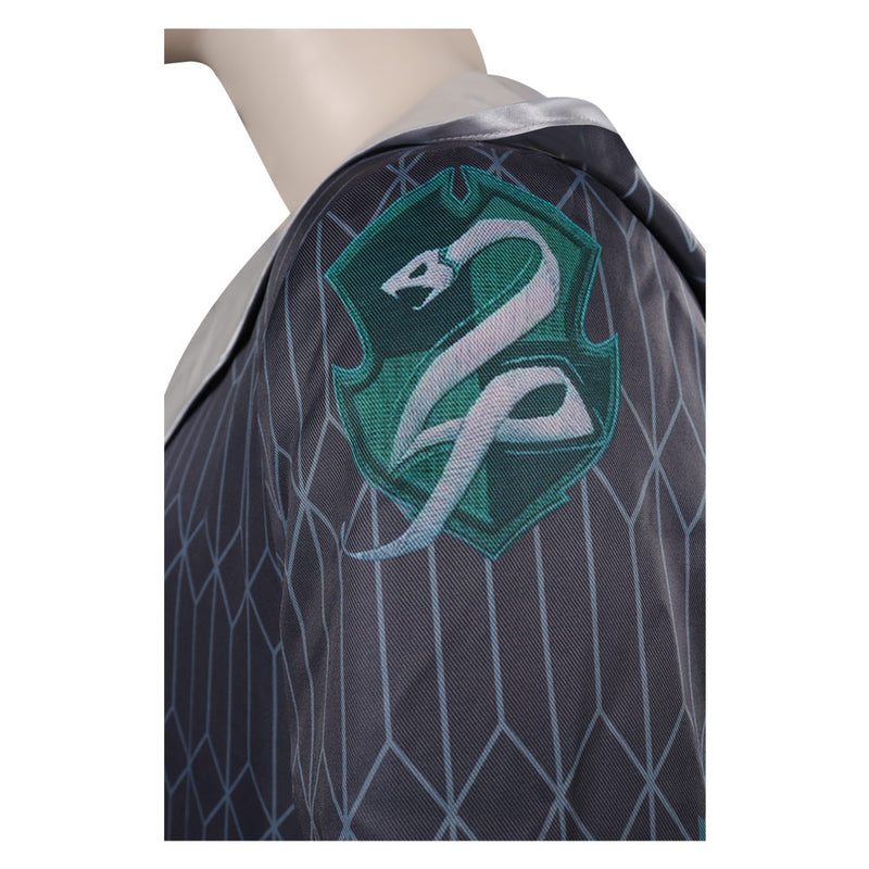 Hogwarts Legacy Slytherin Cosplay Costume Coat Cloak Outfits Halloween Carnival Party Suit