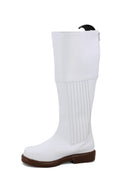 Pricess Leia Cosplay Shoes Boots White