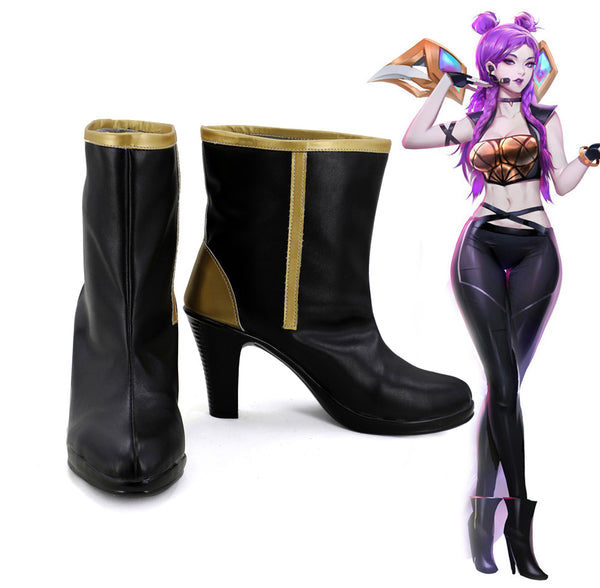 League of Legends Daughter of the Void Kaisa K/DA Skin Cosplay Shoes Boots