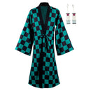 Halloween Carnival Suit with Earrings Belt Cosplay Costume