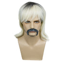 Tiger King Joe Exotic Earrings Beard Costume Accessories Dress Up Prop Kits Set Cosplay Wig