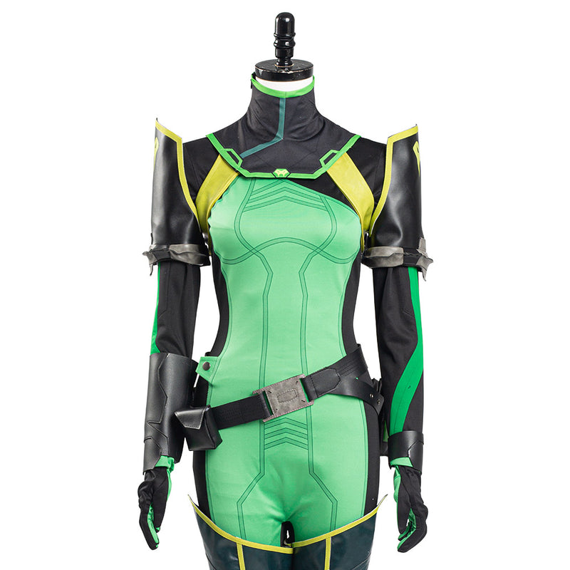 Valorant Viper Cosplay Costume Jumpsuit Romper Suit Halloween Carnival Outfit Cosplay Costume