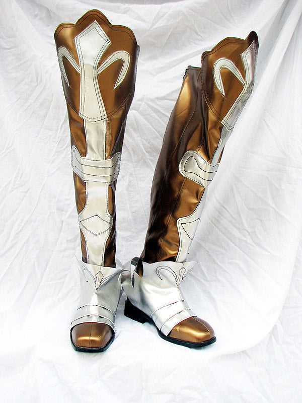Shining Wind Kiriya Kaito Cosplay Boots Golden