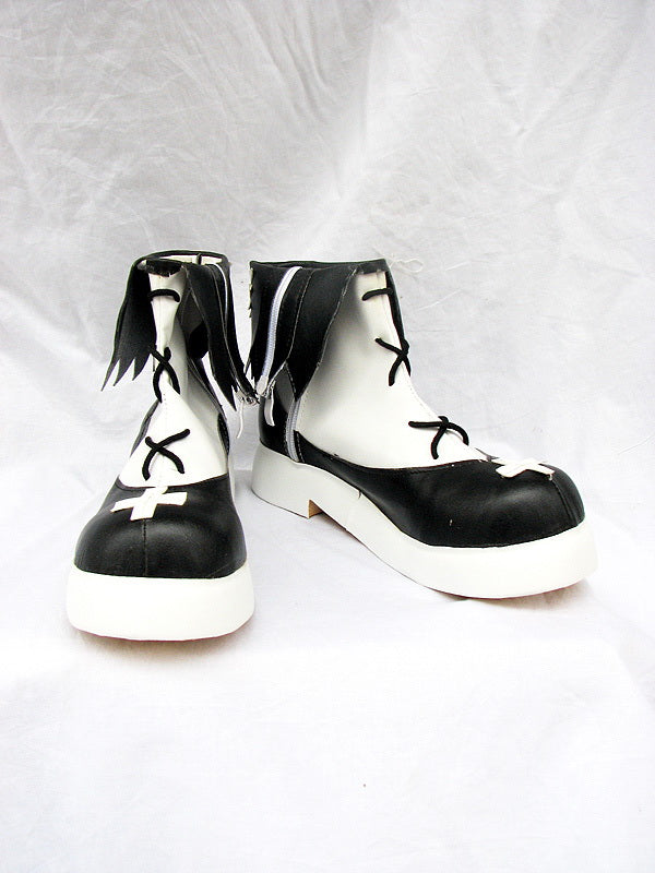 Neverossa Black and White Cosplay Boots Shoes