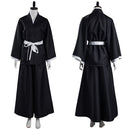 Men Black Japanese Kimono Outfits Halloween Carnival Suit Cosplay Costume