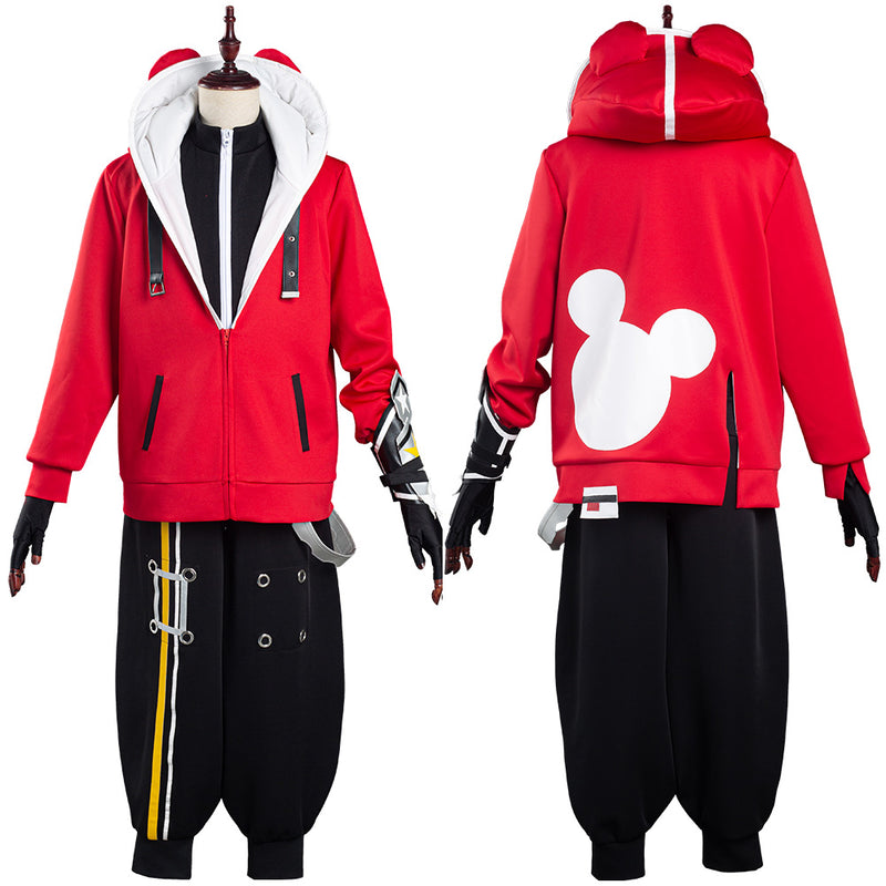 Game STAR SMASH Yu Red Braves Coat Pants Outfits Halloween Carnival Suit Cosplay Costume