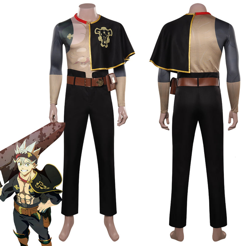 Black Clover: Sword of the Wizard King Asta Cosplay Costume Outfits Halloween Carnival Party Suit