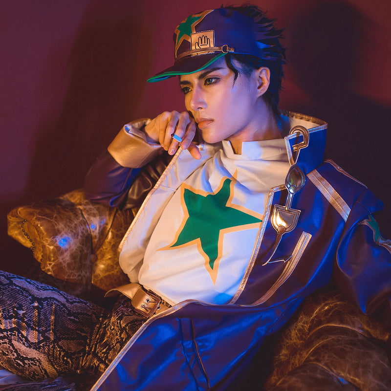 Jotaro Pants Coat Outfits Halloween Carnival Suit Cosplay Costume