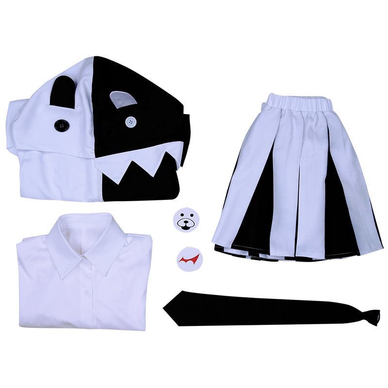 Danganronpa Monokuma Women Dress Outfits Halloween Carnival Suit Cosplay Costume