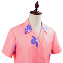 Great Pretender Laurent Thierry Men Short Sleeve Shirt Halloween Carnival Costume Cosplay Costume