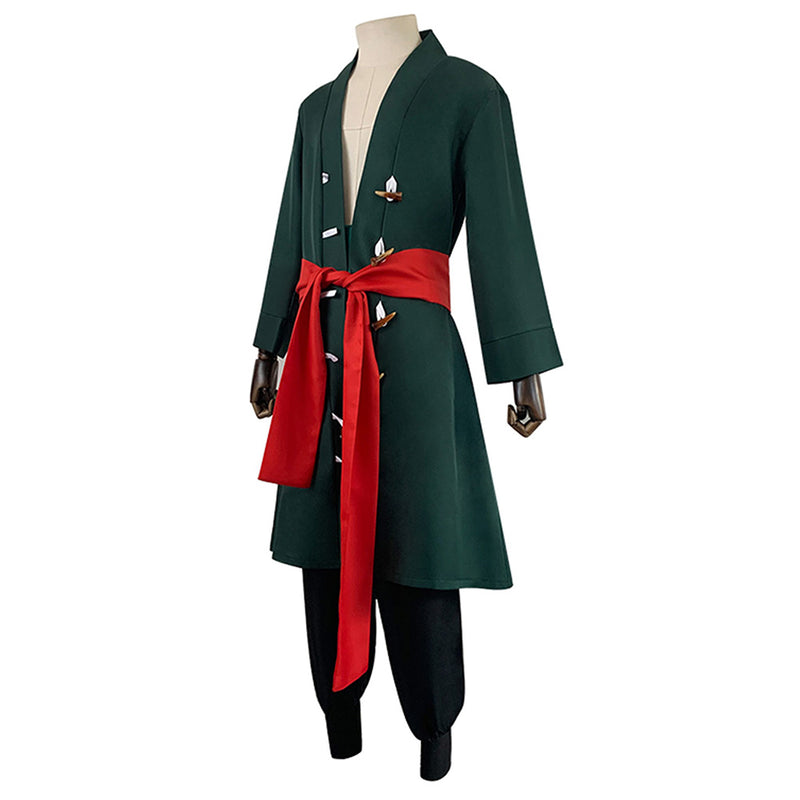 One Piece Two Years Later Roronoa Zoro Outfits Halloween Carnival Suit Cosplay Costume