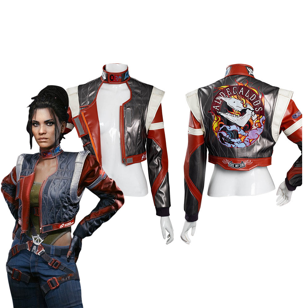 Cyberpunk 2077 Panam Palmer Coat Halloween Carnival Costume Cosplay Co