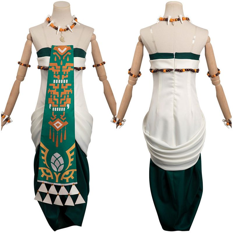 The Legend of Zelda: Tears of the Kingdom Zelda Princess Dress Halloween Carnival Cosplay Costume The Legend of Zelda: Tears of the Kingdom Zelda Princess Dress Halloween Carnival Cosplay Costume