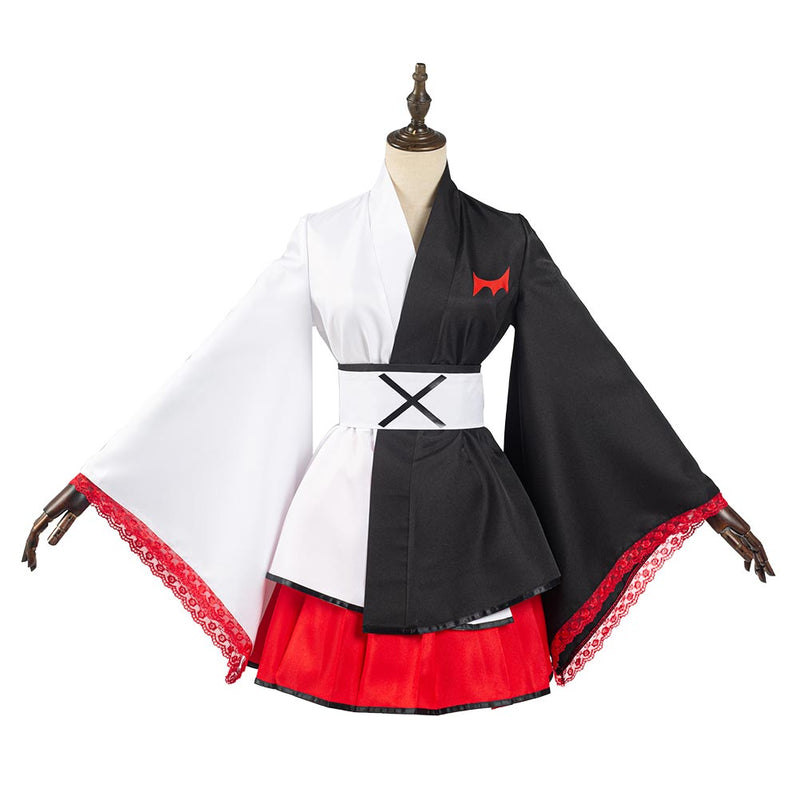 Danganronpa Monokuma Black White Bear Kimono Outfits Cosplay Costume