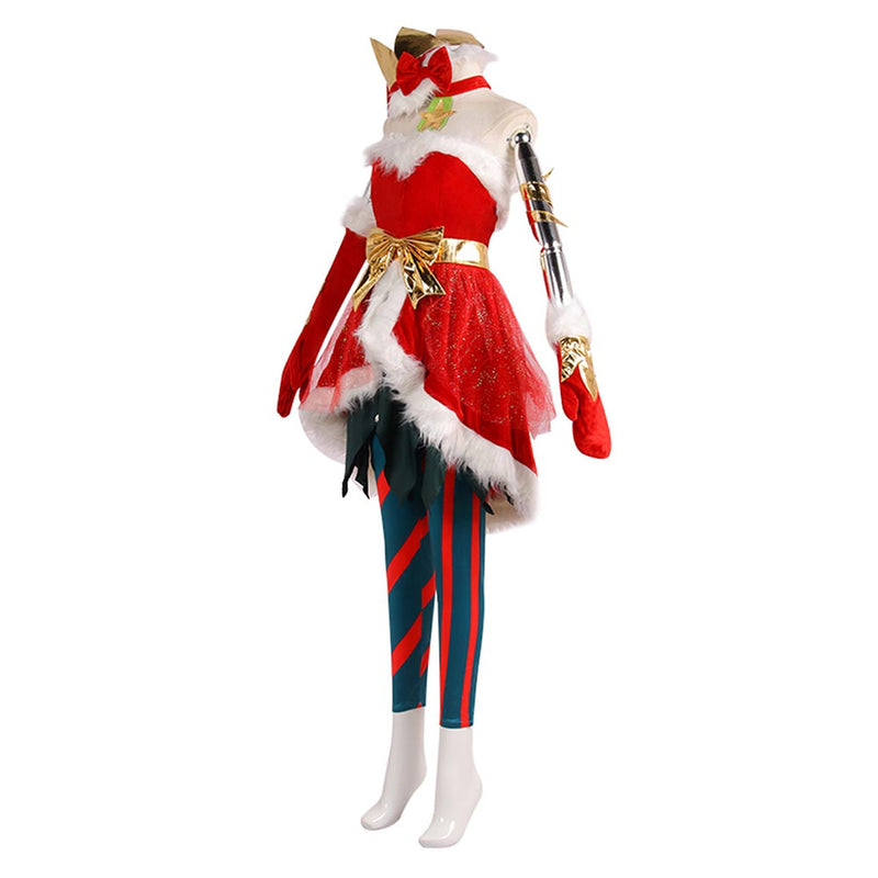 LoL League of Legends Jinx Christmas Halloween Carnival Suit Cosplay Costume