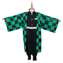 Kamado Tanjirou Kids Children Kimono Cosplay Costume
