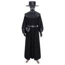 Plague Doctor Steampunk Medieval Adult Uniform Outfit Halloween Carnival Suit Cosplay Costume