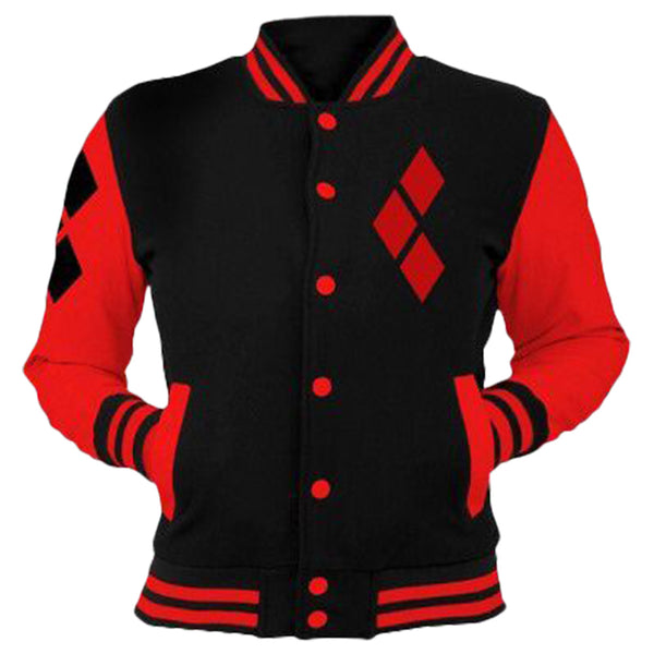 Suicide Squad Harley Quinn Hoodie Jacket Coat Cosplay Costume