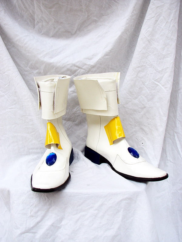 Magical Girl Lyrical Nanoha Cosplay Boots Shoes White