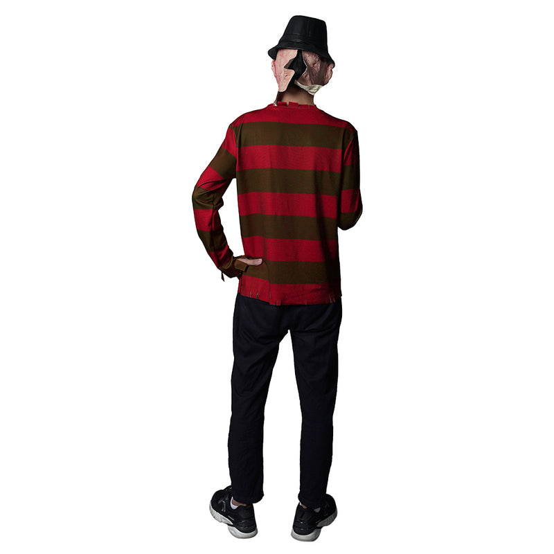 A Nightmare on Elm Street-Munker Street Freddie Kruger Top Shirt Cosplay Costume