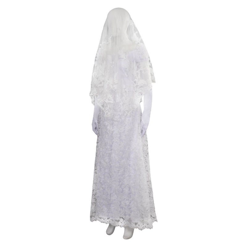 Ghost House Ghost Bride Outfits Halloween Carnival Party Cosplay Costume