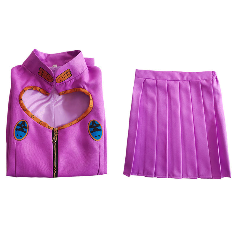 JoJo‘s Bizarre Adventure Giorno Giovanna Cosplay Costume Outfits Halloween Carnival Suit