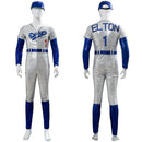 Rocketman Elton John Dodgers Baseball Uniform Cosplay Costume