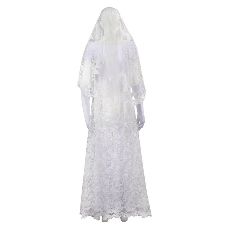 Ghost House Ghost Bride Outfits Halloween Carnival Party Cosplay Costume