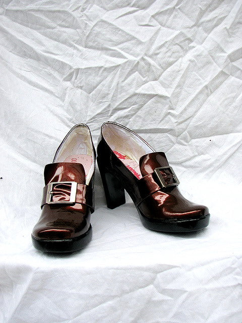 Black Butler Ciel Cosplay Shoes Brwon Custom-Made
