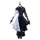 2021 Cruel Devil Black and White Dress Outfits Halloween Carnival Suit Cosplay Costume