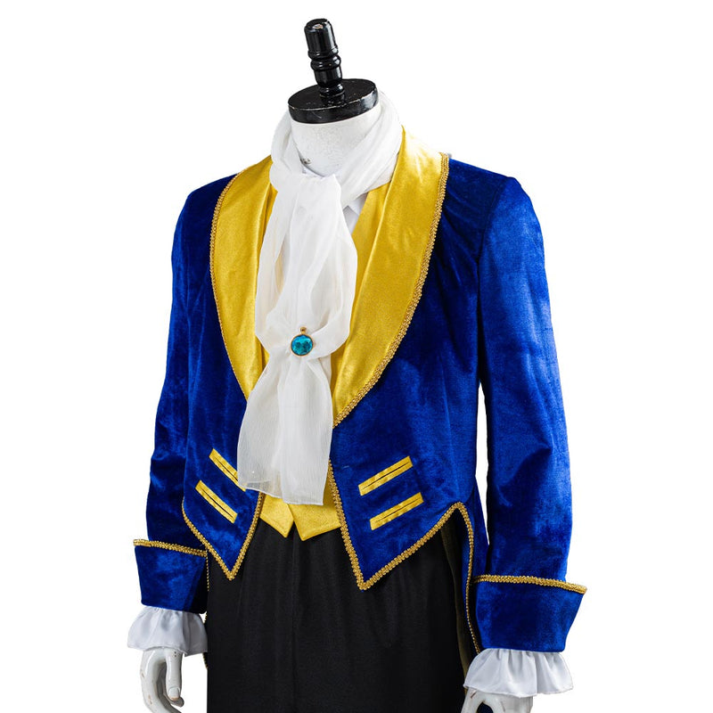Men's Beauty And The Beast Prince Beast Cosplay Costume Halloween Carnival Costume