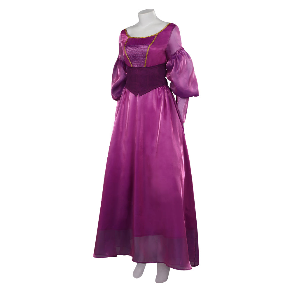 2023 The Little Mermaid Ursula Vanessa Purple Dress Cosplay Costume Ha