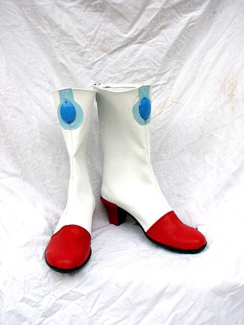 Macross 7 Mylene Jenius Cosplay Boots White